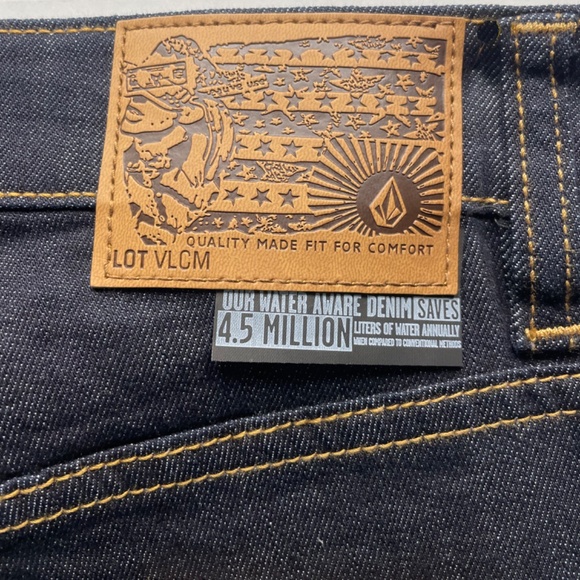 Dark Blue VLCM , Vorta Slim Straight Stretch Jean. - Picture 3 of 9